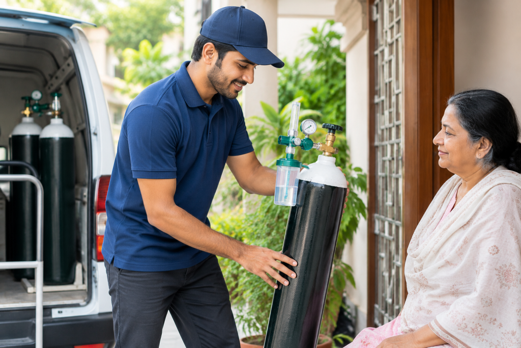 oxygen cylinder home delivery Dhaka