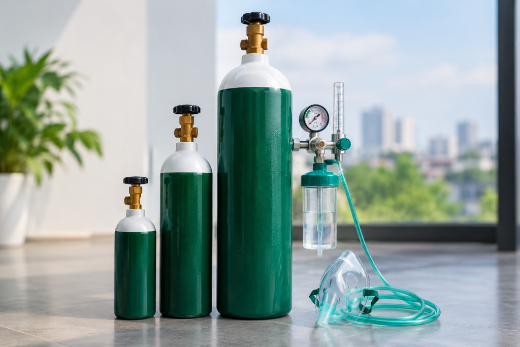 Linde oxygen cylinder